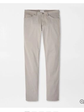Peter Millar Signature Sateen Pant in Khaki